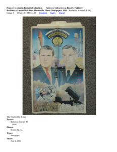 Redstone Arsenal 50th Year, Huntsville Times Newspaper, 1991