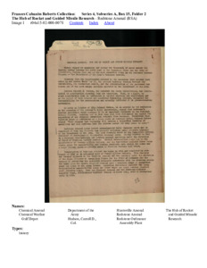 The Hub of Rocket and Guided Missile Research