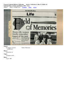 Optimist Park, Articles and Photos, 1992