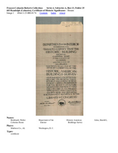 603 Randolph (Cabaniss), Certificate of Historic Significance