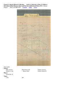 603 Adams (Rhett House), Jones and Herrin Architectural Notes, 1974