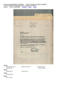 Church of Nativity (Episcopal) Letters of Inquiry for History