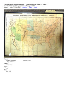Church of Nativity (Episcopal) Missions Map, post-1912