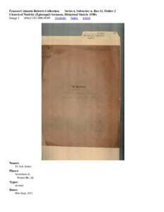 Church of Nativity (Episcopal) Sermons, Historical Sketch. 1930s