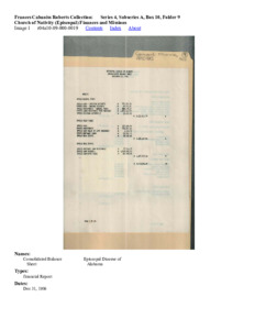 Church of Nativity (Episcopal) Finances and Missions