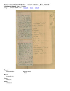 Miscellaneous Family Notes