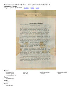 Moore/Rhett Families