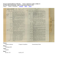 Ku Klux Klan in Huntsville - copies (Congressional Report), 1872