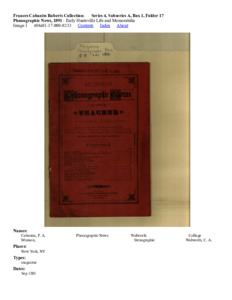 Phonographic News, 1891