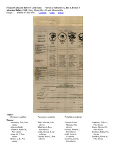 Absentee Ballot, 1948