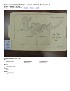 Reuben Chapman Plat Map
