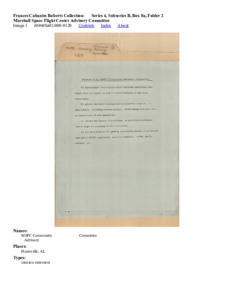 Marshall Space Flight Center Advisory Committee