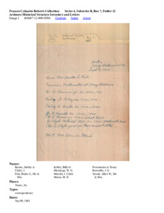 Ardmore Historical Structure Inventory and Letters