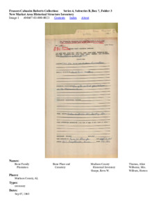 New Market Area Historical Structure Inventory