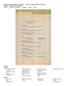 Madison County Survey Members