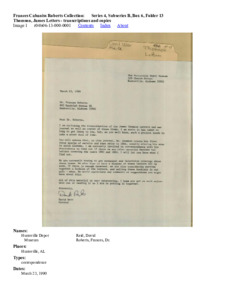 Thomson, James Letters - transcriptions and copies