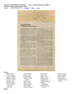 Madison County Public Square Article