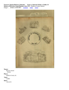 History of Riverton School Booklet, circa 1973