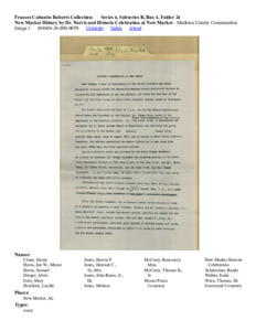 New Market History by Dr. Norris and Historic Celebration at New Market