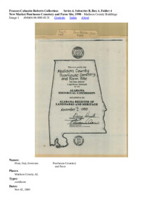 New Market Poorhouse Cemetery and Farm Site, 1990