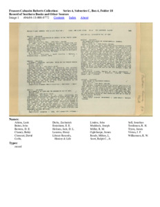 Record of Southern Books and Other Sources