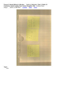 Charleston, South Carolina Tract Society Pamphlet, 1864