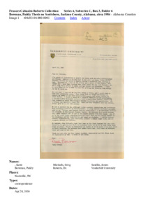 Bowman, Paddy Thesis on Scottsboro, Jackson County, Alabama, circa 1984