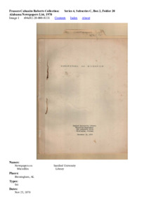 Alabama Newspapers List, 1970