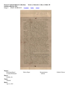 Eufaula editorial, 1934