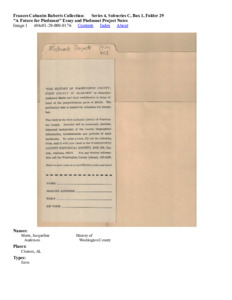 A Future for Piedmont Essay and Piedmont Project Notes