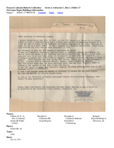 Stevenson Depot Buildings Information