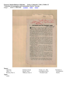 Yesterday in Loachapoka and Communities Nearby Excerpt