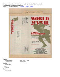 Miscellaneous Organizations' Materials