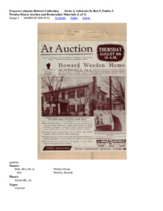 Weeden House Auction and Restoration Materials (1 of 3)