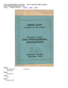 Vision 2000 Education Report (3 of 3)