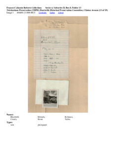 Twickenham Preservation (THPD) Huntsville Historical Preservation Committee, Clinton Avenue (13 of 19)