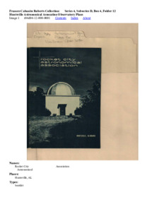 Huntsville Astronomical Assocation Observatory Plans