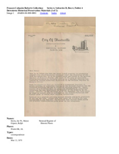 Downtown Historical Preservation Materials (1 of 2)