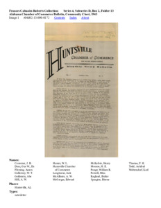 Alabama Chamber of Commerce Bulletin, Community Chest, 1943