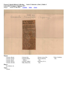 Gainesville Newspaper Clippings, 1977