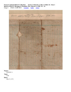 Roberts, Ellen D. Mortgage to Woodard, Mrs. Mayme G.,1940 - 01 - 24