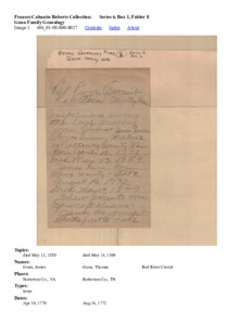 Gunn Family Genealogy