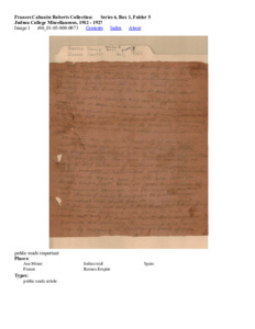 Judson College Miscellaneous, 1912 - 1927