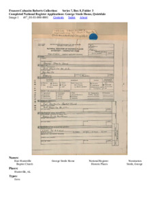 Completed National Register Applications: George Steele Home, Quietdale
