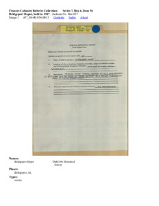 Bridgeport Depot, built in 1917