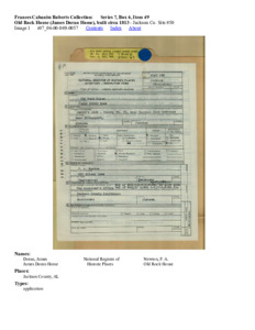 Old Rock House (James Doran Home), built circa 1813