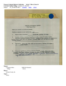 Crowtown Indian Village