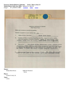 Moody House, built circa 1850s