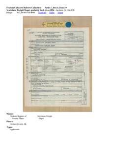 Scottsboro Freight Depot, probably built circa 1856