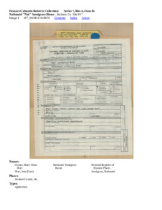 Nathaniel "Nat" Snodgrass Home